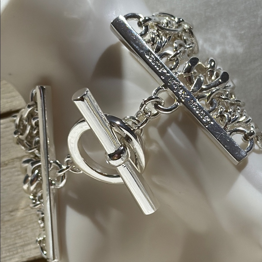 Lauren Ralph Lauren Silver Chain Bracelet Set - Picture 5 of 7